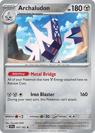 Pokémon TCG: Stellar Crown — Archaludon 107/142