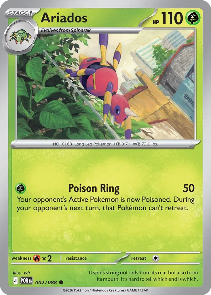 Pokémon TCG: Perfect Order — Ariados 2/088