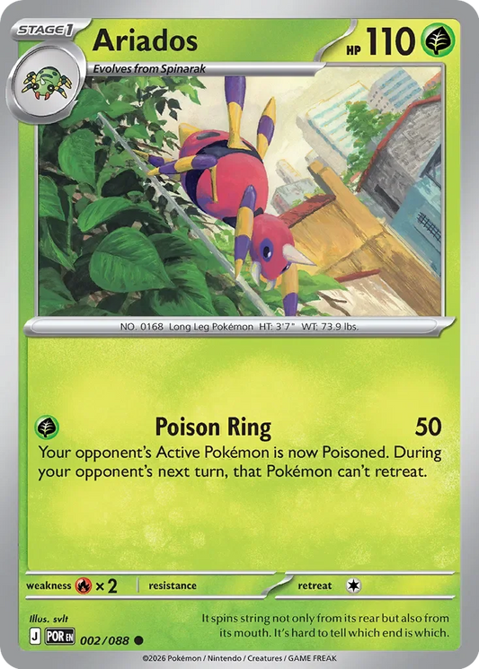 Pokémon TCG: Perfect Order — Ariados 2/088