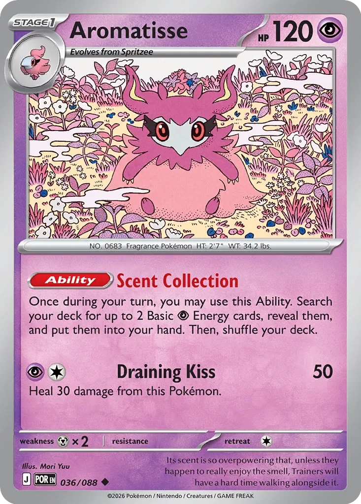 Pokémon TCG: Perfect Order — Aromatisse 36/088
