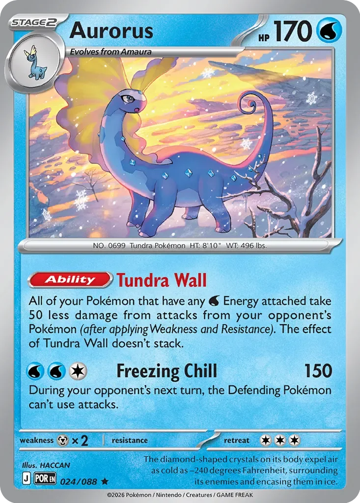 Pokémon TCG: Perfect Order — Aurorus 24/088