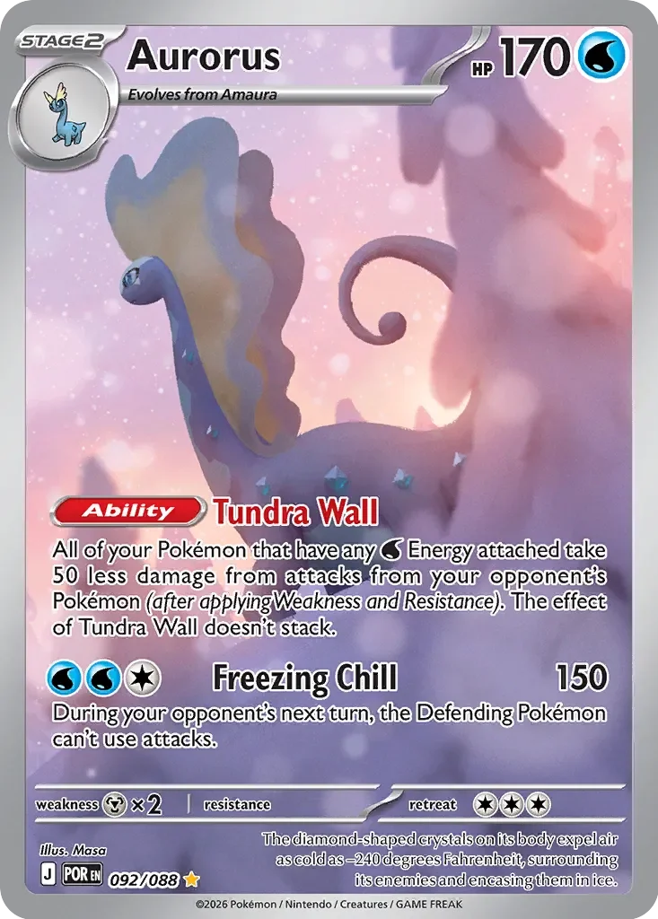 Pokémon TCG: Perfect Order — Aurorus 92/088