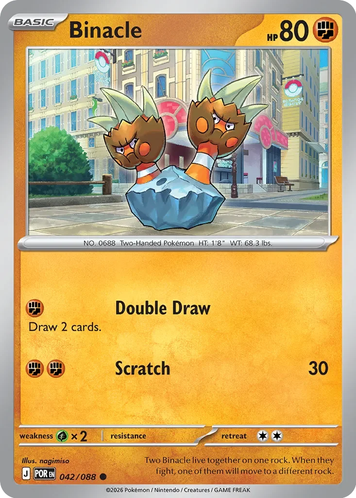 Pokémon TCG: Perfect Order — Binacle 42/088