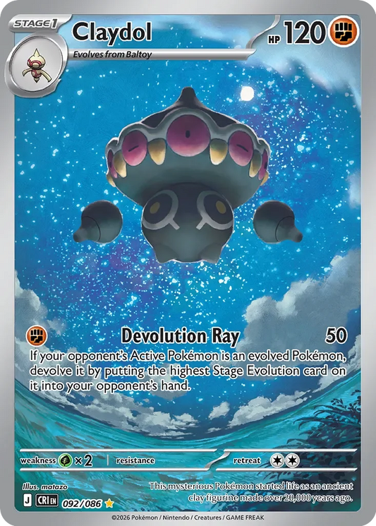 Pokémon TCG: Chaos Rising — Claydol 92/086