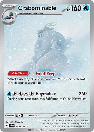 Pokémon TCG: Stellar Crown — Crabominable 149/142