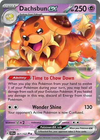 Pokémon TCG: Stellar Crown — Dachsbun ex 67/142