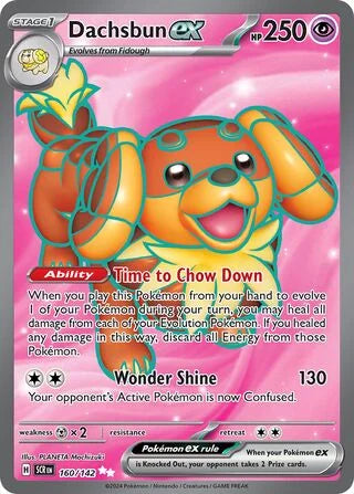 Pokémon TCG: Stellar Crown — Dachsbun ex 160/142