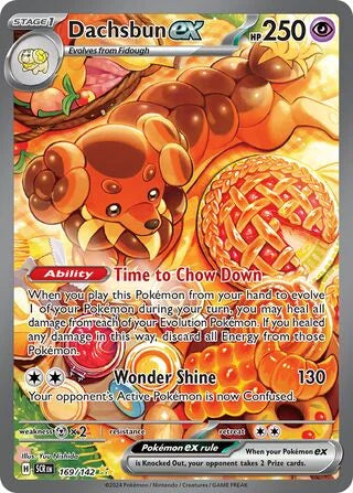 Pokémon TCG: Stellar Crown — Dachsbun ex 169/142
