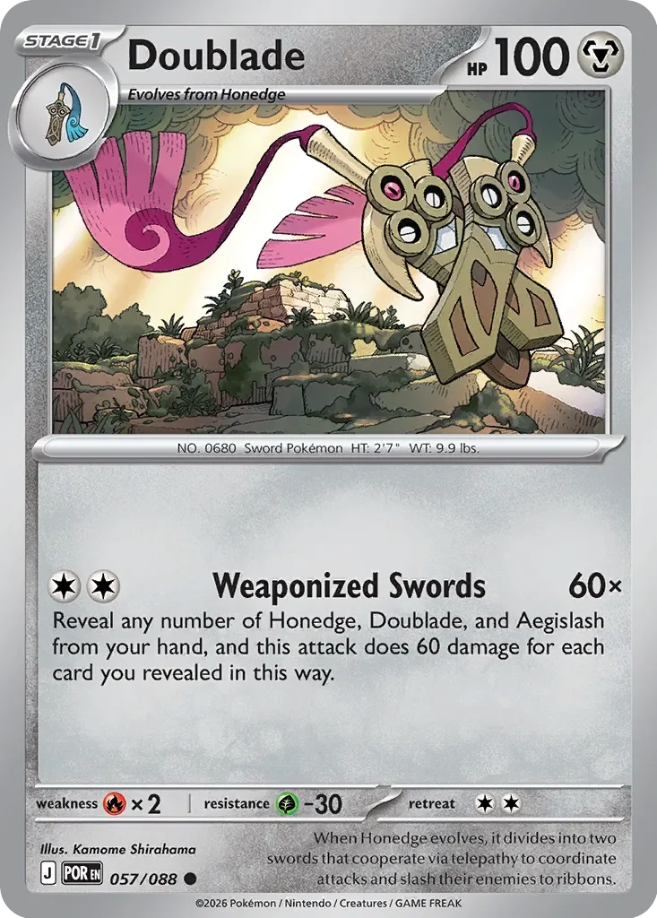 Pokémon TCG: Perfect Order — Doublade 57/088