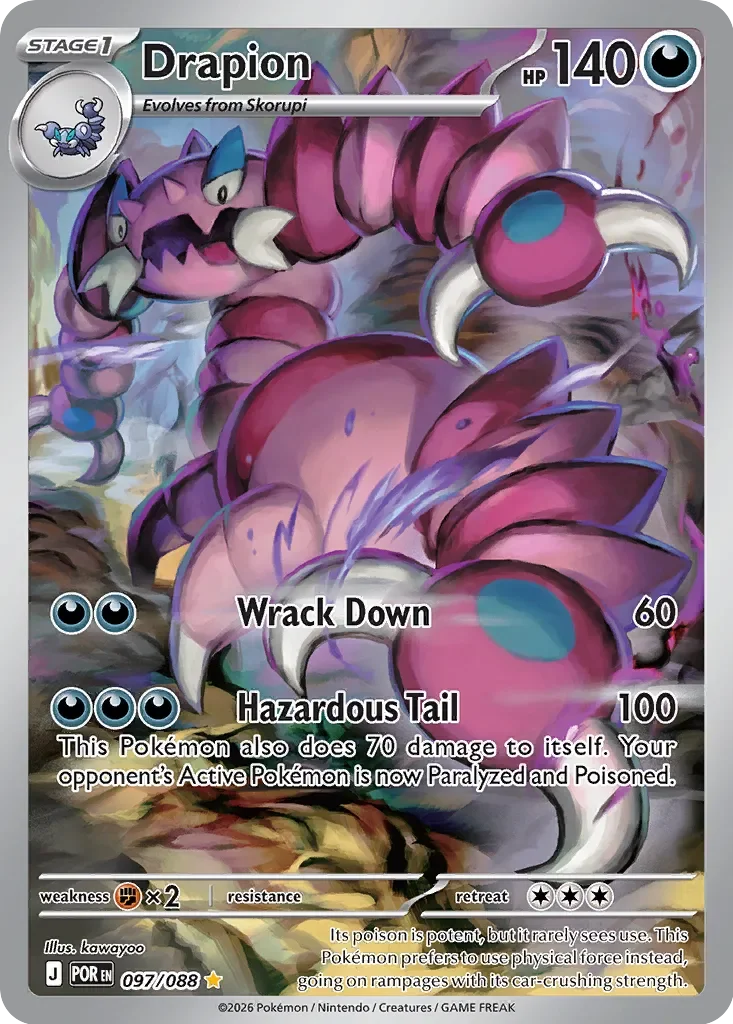 Pokémon TCG: Perfect Order — Drapion 97/088