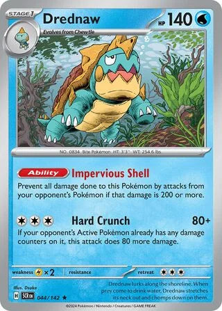 Pokémon TCG: Stellar Crown — Drednaw 44/142