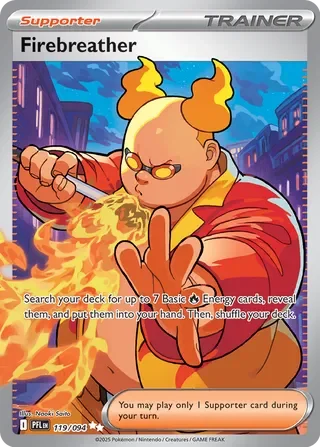 Pokémon TCG: Phantasmal Flames — Firebreather 119/094