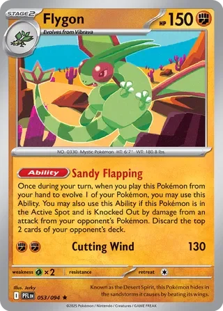 Pokémon TCG: Phantasmal Flames — Flygon 53/094