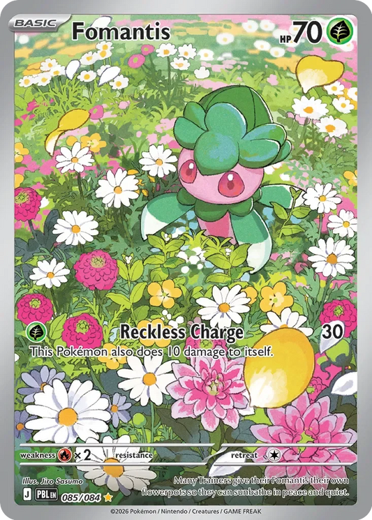 Pokémon TCG: Pitch Black — Fomantis 85/084