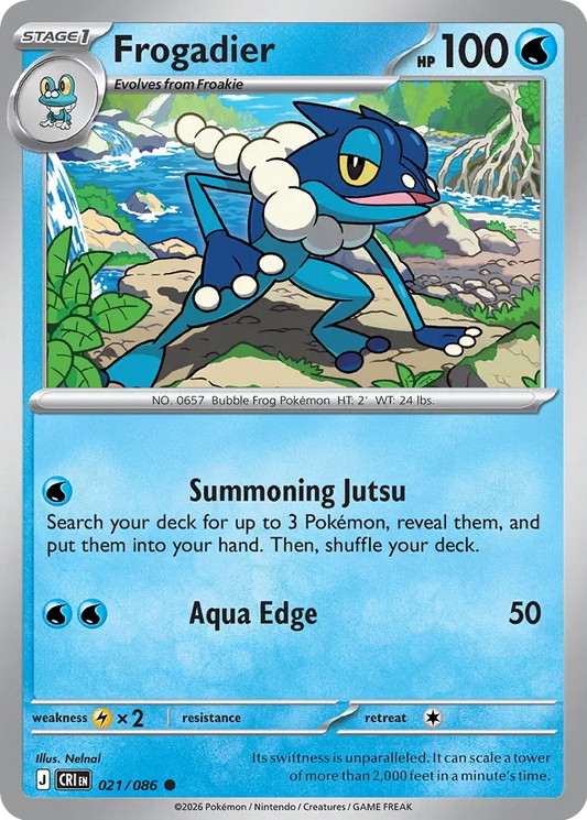 Pokémon TCG: Chaos Rising — Frogadier 21/086