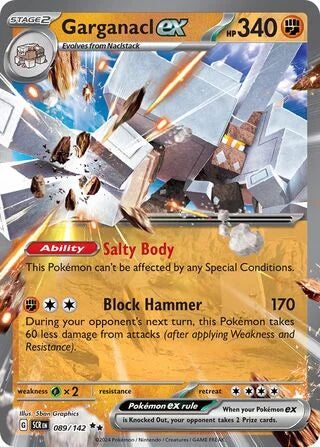 Pokémon TCG: Stellar Crown — Garganacl ex 89/142