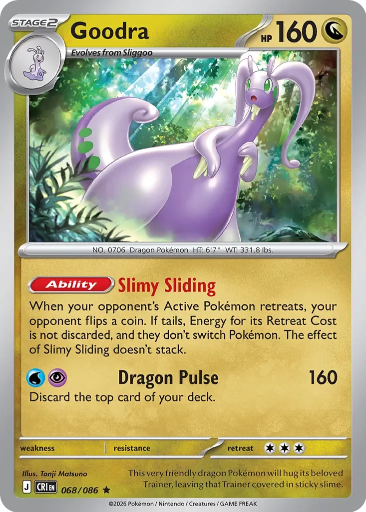 Pokémon TCG: Chaos Rising — Goodra 68/086