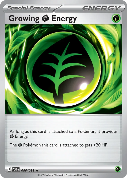 Pokémon TCG: Perfect Order — Growing Grass Energy 86/088