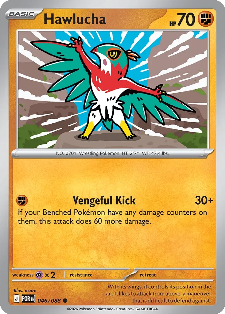 Pokémon TCG: Perfect Order — Hawlucha 46/088