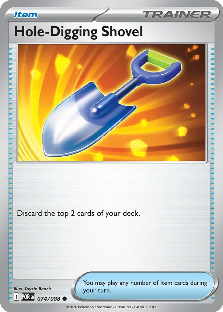 Pokémon TCG: Perfect Order — Hole-Digging Shovel 74/088