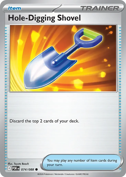 Pokémon TCG: Perfect Order — Hole-Digging Shovel 74/088