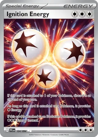 Pokémon TCG: Phantasmal Flames — Ignition Energy 124/094