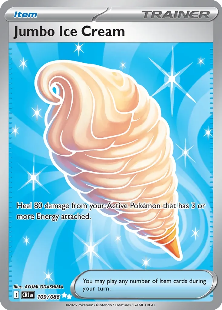 Pokémon TCG: Chaos Rising — Jumbo Ice Cream 109/086