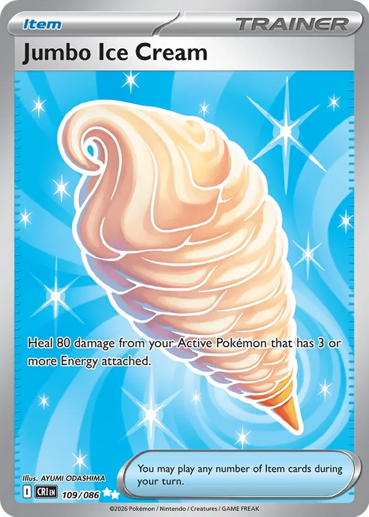 Pokémon TCG: Chaos Rising — Jumbo Ice Cream 109/086