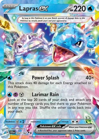 Pokémon TCG: Stellar Crown — Lapras ex 32/142
