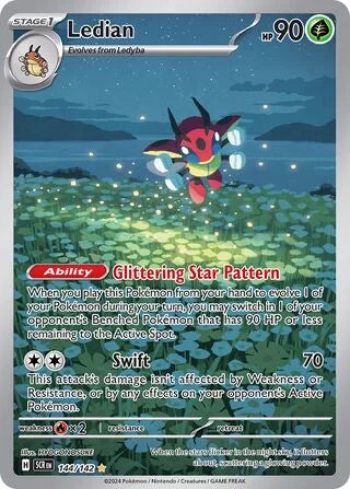 Pokémon TCG: Stellar Crown — Ledian 144/142