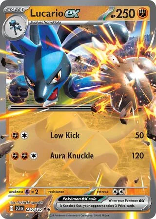 Pokémon TCG: Stellar Crown — Lucario ex 82/142