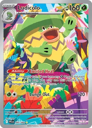 Pokémon TCG: Phantasmal Flames — Ludicolo 95/094