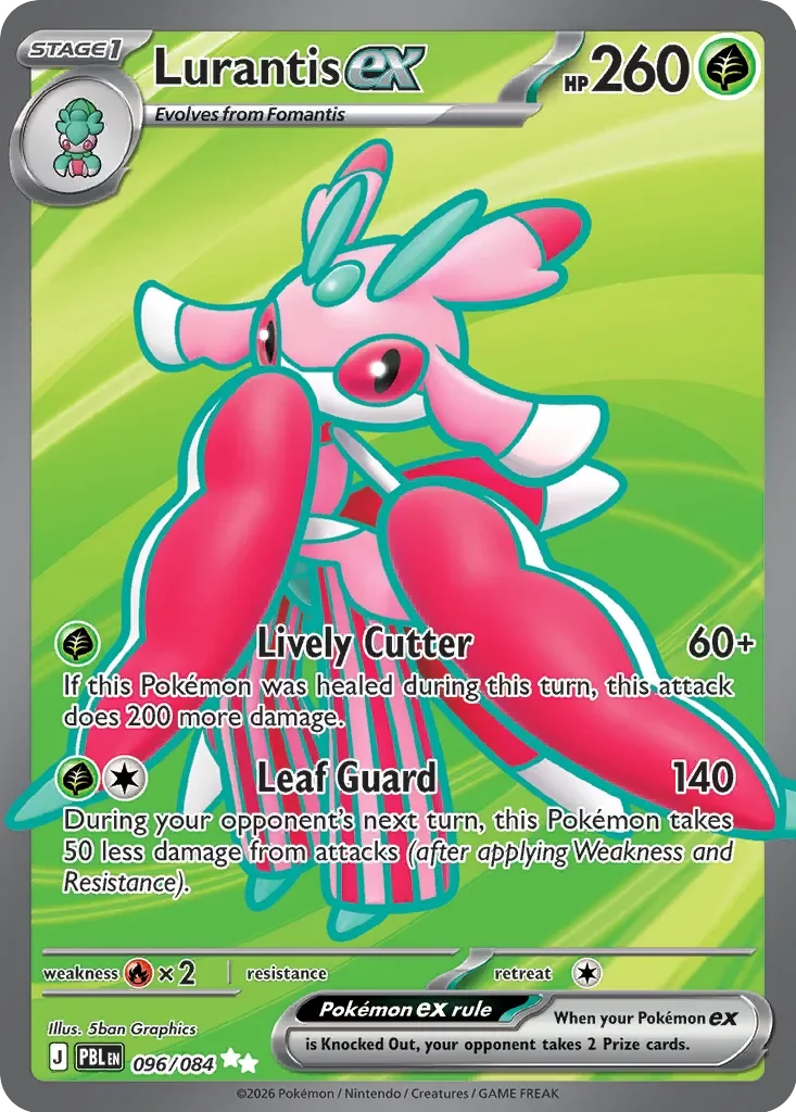 Pokémon TCG: Pitch Black — Lurantis ex 96/084