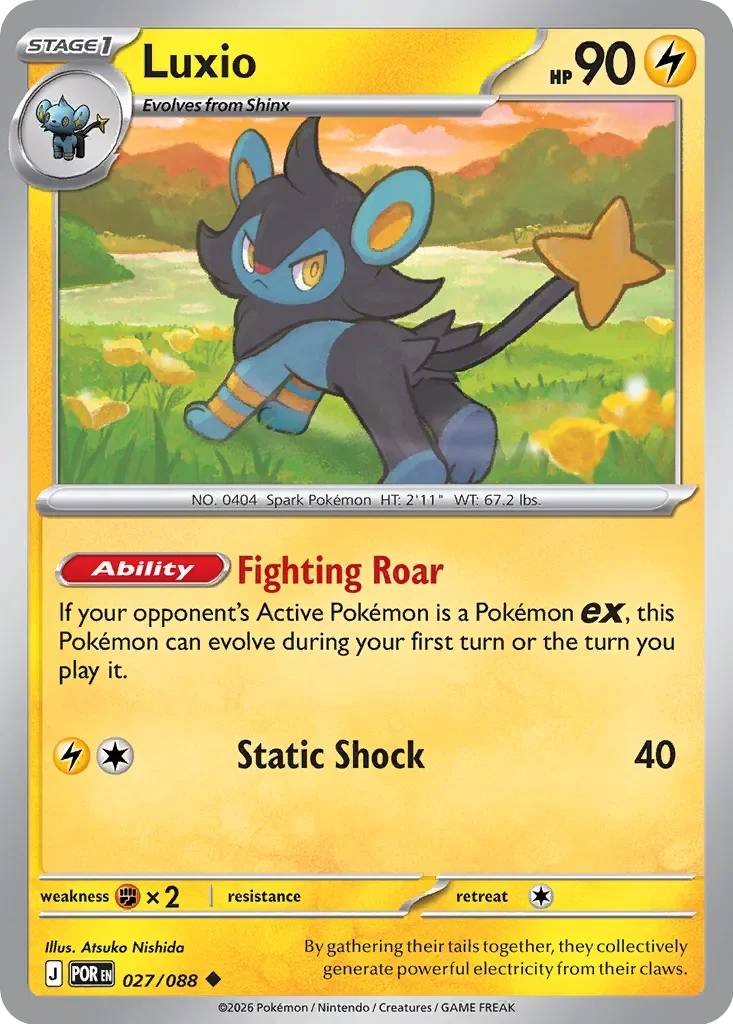 Pokémon TCG: Perfect Order — Luxio 27/088
