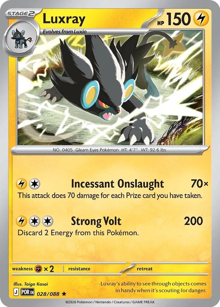 Pokémon TCG: Perfect Order — Luxray 28/088