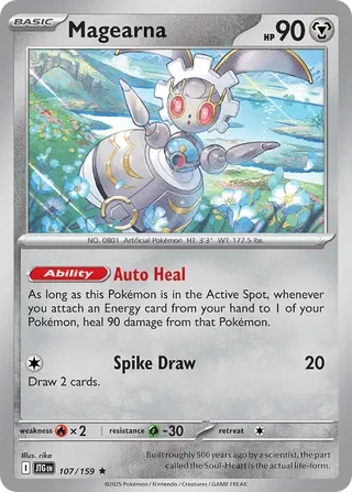 Pokémon TCG: Journey Together — Magearna 107/159
