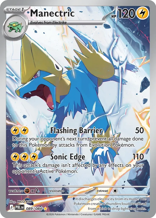 Pokémon TCG: Pitch Black — Manectric 89/084