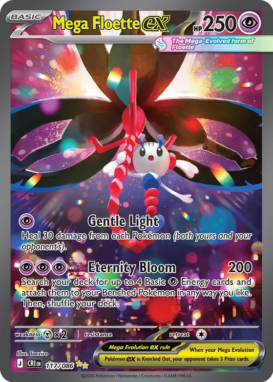 Pokémon TCG: Chaos Rising — Mega Floette ex 117/086