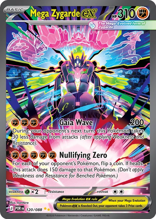 Pokémon TCG: Perfect Order — Mega Zygarde ex 120/088