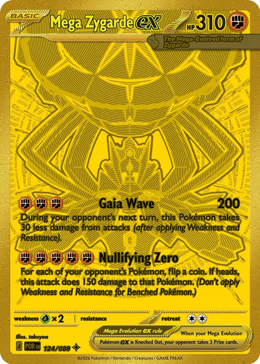 Pokémon TCG: Perfect Order — Mega Zygarde ex 124/088