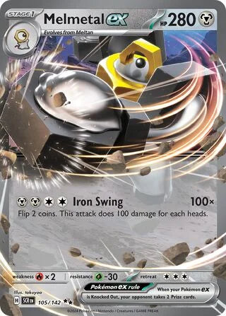 Pokémon TCG: Stellar Crown — Melmetal ex 105/142