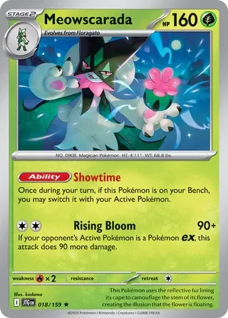 Pokémon TCG: Journey Together — Meowscarada 18/159