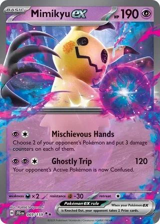 Pokémon TCG: Journey Together — Mimikyu ex 69/159