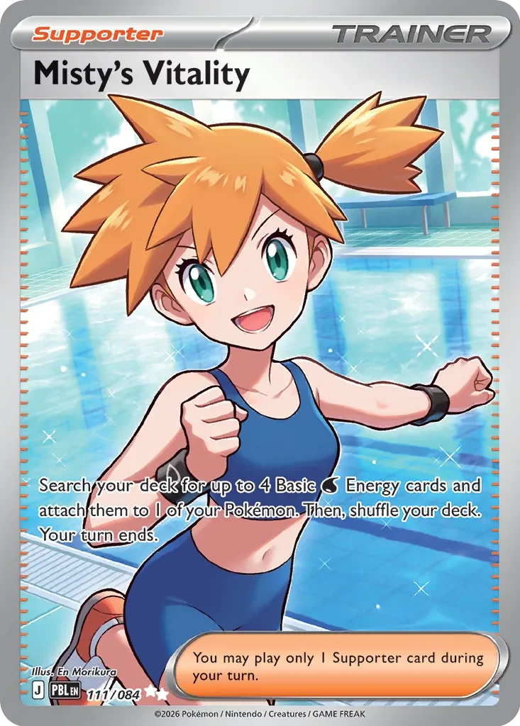 Pokémon TCG: Pitch Black — Misty's Vitality 111/084