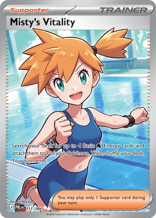 Pokémon TCG: Pitch Black — Misty's Vitality 111/084