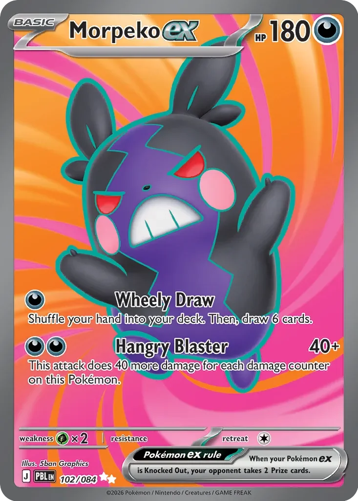 Pokémon TCG: Pitch Black — Morpeko ex 102/084
