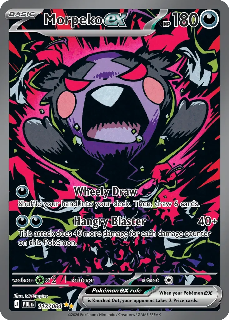 Pokémon TCG: Pitch Black — Morpeko ex 117/084