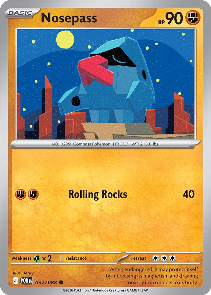 Pokémon TCG: Perfect Order — Nosepass 37/088