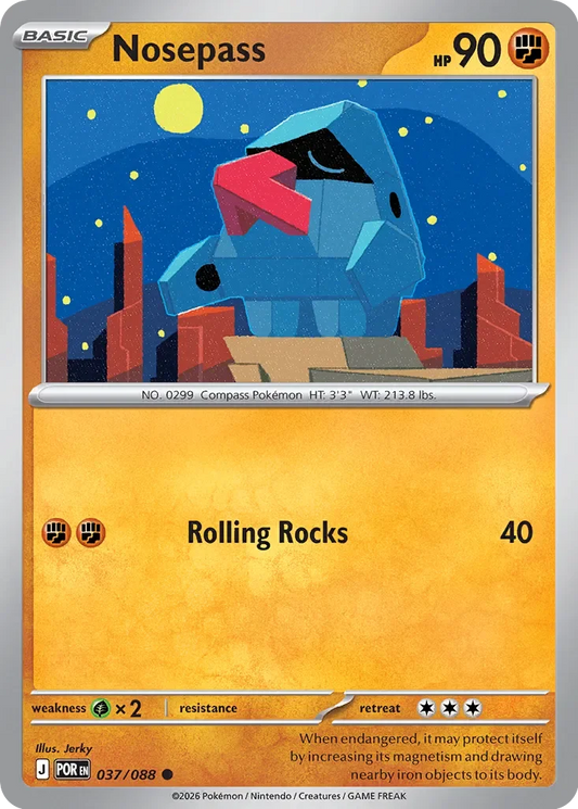 Pokémon TCG: Perfect Order — Nosepass 37/088