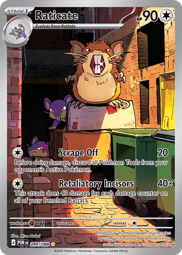 Pokémon TCG: Perfect Order — Raticate 99/088